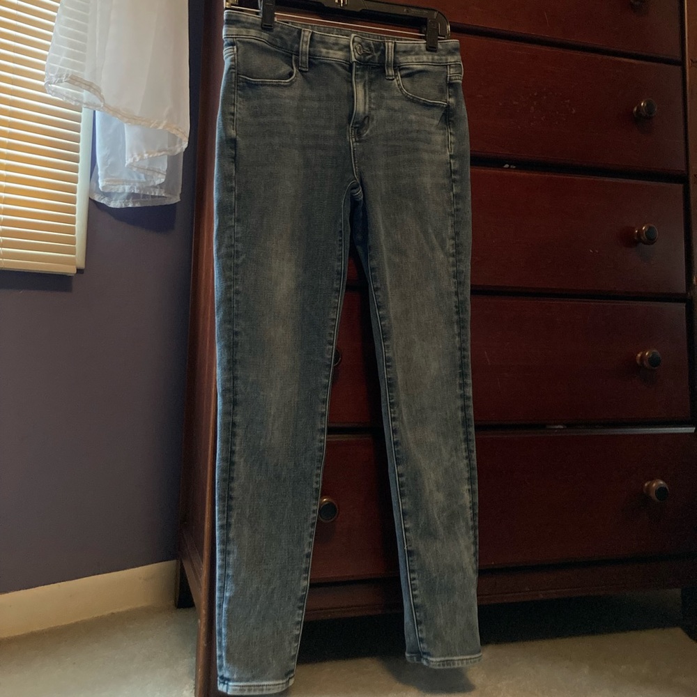 AE high rise stretch jegging